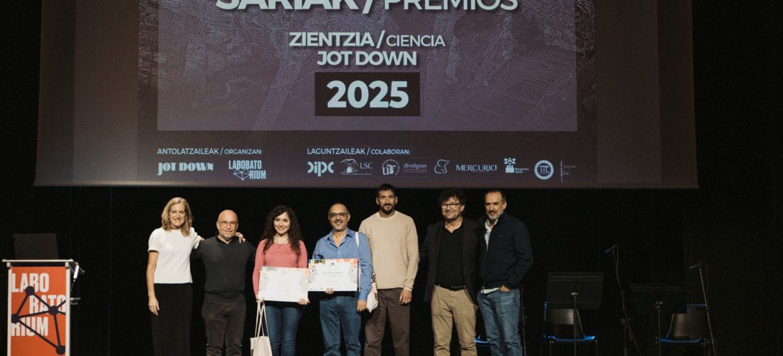 2025eko XII. Jot Down Zientzia Sariek Bergara zientziaren epizentro bihurtu dute asteburuan